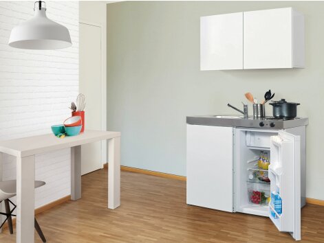 ANDREA 100 - Küchenzeile mit Kühlschrank 100cm