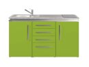 Stengel Minik&uuml;che Designline MDS4 150 mit K&uuml;hlschrank und Schubladenunterbau