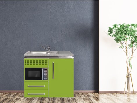 Stengel Miniküche Designline MDM 100 mit Kühlschrank und Mikrowelle